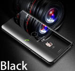 Luksuslik Smart View Clear Mirror nahast klapp-aluse telefoni&uuml;mbrise kate Samsung Huawei Xiaomi jne jaoks. Redmi Note 11 Pro/Note 11 Pro 5G