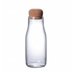 150 ml/300 ml/600 ml korgist kaanega klaastoidu s&auml;ilituskonteiner, suure mahutavusega suletud klaaspudelitega pott k&ouml;&ouml;gikoristaja jaoks 150ml