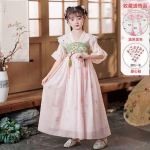 Hanfu t&uuml;druk Hiina stiilis riidest suvekleit Antiik Tang &uuml;likond super haldja kost&uuml;&uuml;m kleit v&auml;ikese t&uuml;druku merineitsi printsessi seelik aluspesu XXXL gray