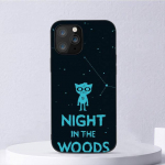 Cat Game Night In The Woods telefoni&uuml;mbris iPhone 11 12 Mini 13 14 Pro Xs Max X 8 7 6s Plus 5 Se Xr Shell jaoks iPhone13mini