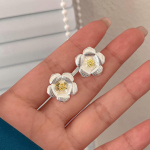 Foxanry Flower geomeetrilised k&otilde;rvar&otilde;ngad naistele Loominguline mood s&uuml;nnip&auml;evapidu ehted kingitused hulgim&uuml;&uuml;k 8mm h&otilde;be