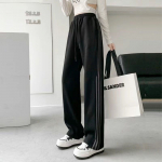 High Street Harajuku l&otilde;hik Sirge laia s&auml;&auml;rega p&uuml;ksid Naiste korea stiilis vabaaja vabad jooksjad Spordip&uuml;ksid Naiste dressip&uuml;ksid S