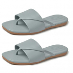 Kunstnahast lamedad sandaalid Libisemiskindlad stiilsed pehme tallaga avatud varbaga sandaalid 36