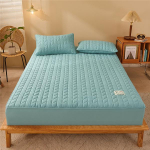 Ilma padjap&uuml;&uuml;rita, paksu puuvillase linaga madratsi kate Voodikaitsega voodikate elastse kummist linaga 90x200cm Only Sheet