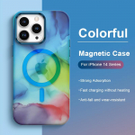 Akvarellv&auml;rviga v&auml;rvitav telefoni&uuml;mbris iPhone 13 14 Pro Max magnetiline &uuml;mbris iphone 14 Plus jaoks, kate iphone 14 Pro For iPhone 14 oranž