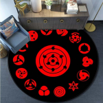 Multifilm Naruto &uuml;mmargune vaip Elutuba Magamistuba Libisemiskindel p&otilde;randamatt 60cm