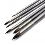 JOWOART 6 tk Kunstniku v&auml;rvipintsel Gua&scaron;&scaron;pintslid Juukseorava &uuml;mmargune pintsel akvarell&otilde;li jaoks Akr&uuml;&uuml;l Kunstitarbed Materjal 6 tk