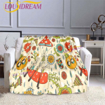 Multikas Merry Christmas Cat tekk tr&uuml;kkimine Super pehme flanell tekk Flanell voodikate voodipesu diivan 75x90cm