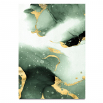Akvarelltr&uuml;kk Moodne pilt Abstract Glod Black plakatid ja prindid elutoa seinakunsti l&otilde;uendi &otilde;limaali sisekujundus Avaleht 21x30cm No Frame