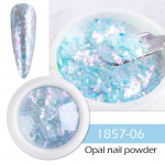 Crystal Fire Opal Flakes K&uuml;&uuml;nelilled Lillad Holograafiline Glitter DIY Kroomipulber k&uuml;&uuml;ntele Manik&uuml;&uuml;r Paillettes 1