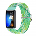 Punutud Huawei Band 8 rihm Reguleeritav v&ouml;&ouml; Nutikella tarvikud Randmepael Elastne nailonist k&auml;ev&otilde;ru Huawei Band8 rihma jaoks for huawei band 8