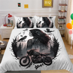 3D Beauty ja Skull Head voodipesu kate Padjakate voodipesu komplekt t&auml;issuuruses &uuml;he-/kaheinimesevoodi kodukaunistus Baby 100x135cm