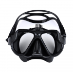 Professionaalne veealune mask kaamera sukeldumismask ujumisprillid snorkel sukeldumiskaamera hoidik GoPro jaoks must