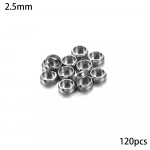 120&ndash;150 tk/partii 1,5&ndash;4,0 mm kork Vahet&uuml;kk presstoru helmed pressitud otsa helmed pistikud isetegemise ehete valmistamise tarvikud tarvikud 2.5mm beads