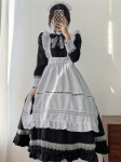 Cosplay seksikas kohviteenija rollim&auml;ng Kawaii vormiriietus Lolita t&uuml;drukule suures suuruses Cosplay neiu riietus Anime kost&uuml;&uuml;mid S