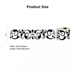 Isekleepuv v&ouml;&ouml;joon dekoratiivne riba Vannitoa p&otilde;randaliistud p&otilde;randaplaadid veekindlad koorimis- ja seinakleebis