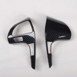 Suitable for toyota hilux vigo 2004-2015 black carbon fiber pattern steering wheel cover trim,car Interior  2012 2013 2014 style 1