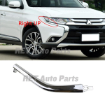 Auto esip&otilde;rkeraua kroomliist Mitsubishi Outlander 3 jaoks 2016 2017 2018 esitulede dekoratiivpaneeli osad Right Up gray