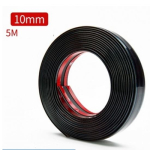 jaoks Nissan Qashqai J11 J10 Tarvikud autoakna dekoratiivriba kroomliist trimmi pagasiruumi kaitseraua kaitse black 5m-10mm black