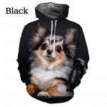 Uus mood loomakoer Chihuahua 3D-printimine kapuuts, meeste naiste vabaaja kapuuts, pullover XXL