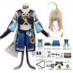 M&auml;ng Kirara Cosplay kost&uuml;&uuml;m, kleit, kost&uuml;&uuml;m, kost&uuml;&uuml;m, naiste Halloweeni karnevali peor&otilde;ivad L-(Costume+Wig)