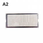 3Mm/4Mm/6,4Mm Isetehtud tempel Kirjatahvli nimi Aadress Kummitempli tarvikud 4mm