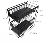 K&ouml;&ouml;givalamu all oleva riiuli sahtli t&uuml;&uuml;pi saab l&uuml;kata ja t&otilde;mmata kapi alla teleskoopse topeltriiuli S valge
