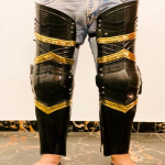 Medieval King Combat jalasoomus Jalakomplekt kaitsev jalaraud SCA LARP cosplay jalasoomus T&auml;ielik kantav jalaraud l Parim kingitus.