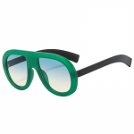 SHAUNA Pilot Meeste Mood P&auml;ikeseprillid Kahev&auml;rvilised Punk Naiste Gradient P&auml;ikeseprillid Varjud UV400