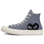 Comme des Gar&ccedil;ons PLAY x Converse Chuck 70 High terashall unisex tossud hall egret must 171847C 36