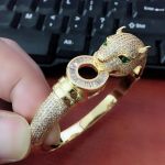 Zlxgirl ehted Jet Cubic Zircon Leopard Animal Pruudi k&auml;ev&otilde;ru Ehted Euroopa Disain Vask K&auml;ev&otilde;ru Naiste suurus K&auml;ev&otilde;ru ja k&auml;ev&otilde;ru gold white ring 7
