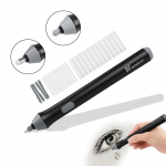 Reguleeritav elektriline pliiatsi kustutuskumm akutoitel Esilet&otilde;stetud kustutamisefektid visandite joonistamiseks koos 22 tk kummit&auml;itega