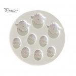 Armas kanamunakujuline lihav&otilde;ttep&uuml;hade silikoonvorm &scaron;okolaadifondant kook kommivorm j&auml;nku-lille-porgandivorm D