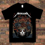 Metallca Band Vintage Funny Black Tee Hot Unisex T-s&auml;rk S
