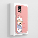 Xiaomi Redmi Note 11 11S 4G 5G Note 11T korpuse tagakaas Kvaliteetne matt pehme vedel silikoon p&otilde;rutuskindel mobiilne kandiline telefoni kott kaitseraua Redmi Note 11 4G