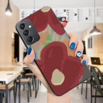 V&auml;rvitud mustriga telefoni&uuml;mbris P&otilde;rutuskindel pehmest silikoonist TPU kaitsev telefoni&uuml;mbris Samsungi kaanele Samsung A01