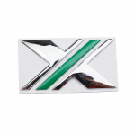 Auto modifikatsioon MG6X-POWER Car Logo X Logo metallist kere k&uuml;lg Standardne paigaldus Sobib mudelile MG 6/5 4.8cm x 8.5cm roheline/h&otilde;be