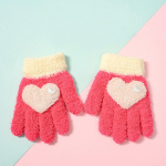 Lapsed Kindad Poisid T&uuml;drukud Pehmed Kindad Beebi Multifilm S&uuml;damekujulised Kaunistus Kindad