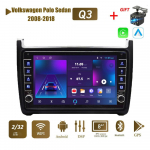 icreative Auto Android-raadio Volkswagen Polo Sedaanile 2008-2018 Nupuga 2din Multimeedia Stereo Videopleier WIFI GPS Carplay 2+32GB 1+16GB
