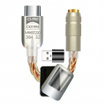 USB C DAC 32-bitine 384 KHz USB C kuni 3,5 mm adapter koos CX31993 MAX97220 kiibiga USB C k&otilde;rvaklappide adapteriga 3,5 mm DAC adapter