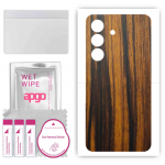 apgo Nahakleebiskile fooliumvin&uuml;&uuml;l TAGALE, mis &uuml;hildub Samsung Galaxy S24+ Plusiga, kriimustuskindel, lihtne paigaldada - Tigerwood