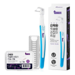 1 set of Purple Gorilla novel toothbrush-type dental floss + 50 refills