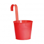 Ripplillepott Tugev naturaalses stiilis rauast peen metallist &auml;mber r&otilde;dule L punane