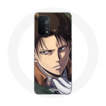 Korpus Oppo A74 5G Attacki jaoks Titan Levi Ackerman Manga vastu