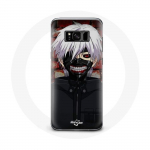 Coque pour Samsung Galaxy S8 Tokyo Ghoul Kaneki Ken Masque Japonais Anime
