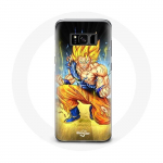 Coque pour Samsung Galaxy S8 Son goku dragon ball corps enerv&eacute;