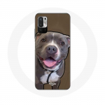 Xiaomi Redmi Note 10 5G Pitbull Dog valge hall &uuml;mbris