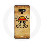 &Uuml;mbris Samsung Galaxy Note 9 Manga One Piece Skull jaoks