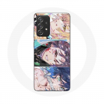 Coque pour Samsung Galaxy A52 Tanjiro Inosuke et Zenitsu Demon Slayer Kimetsu no Yaiba Manga
