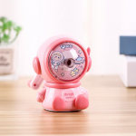 1 tk Astronaut multifilmi pliiatsiteritaja &otilde;pilastele pliiatsiteritaja k&auml;siv&auml;ndaga k&auml;sitsi teritaja pliiatsil&otilde;ikur kooli jaoks roosa